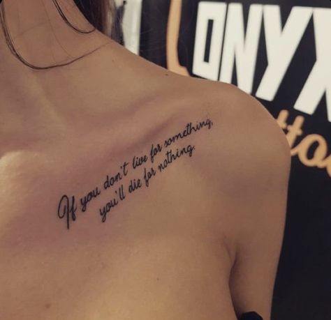 Chest Tattoo With Meaning, Chest Tattoo Female Upper, Small Cute Tattoos, Good First Tattoos, Front Shoulder Tattoos, Inspiring Quote Tattoos, Chest Tattoo Female, Small Chest Tattoos, Meaningful Tattoo Quotes