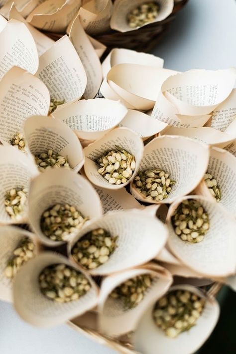 Birdseed Confetti Wedding, Wedding Bird Seed Toss, Birdseed Wedding Toss, Seed Confetti, Literature Wedding, Pennsylvania Photography, Bush Wedding, Diy Confetti, Flower Confetti