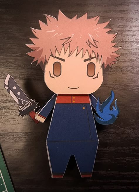 Jujutsu Kaisen: Yuji Itadori Paperized Inumaki Paper Craft, Jjk Paper Craft, Jujutsu Kaisen Paper Craft, Jujutsu Kaisen Gift Ideas, Gojo Satoru Papercraft Template, Anime Printables Jujutsu Kaisen, Yuji Itadori Nendoroid, Jujutsu Kaisen Yuji Itadori, Jujutsu Kaisen Yuji