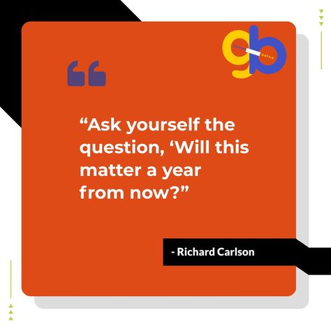 Will this matter a year from now? Richard Carlson reminded us to prioritize what truly matters. Life's too short for sweat over the petty stuff. Time for a mental declutter? #gyaanbatna #perspective #lessismore #simplifylife #quotes #learning #wisdom #knowledge #growth Mental Declutter, Quotes Learning, Life's Too Short, Simplifying Life, Less Is More, Life Is Short, Too Short, Declutter, A Year