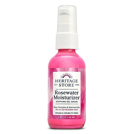 A perfect daytime hydrator, this lightweight face moisturizer for women soothes, refreshes & locks in moisture. Ideal for dry to combination skin, our gentle but hardworking gel cream gives skin a smoother appearance and a natural glow. Hyaluronic Acid and Sodium PCA, powerful humectants, help draw moisture to your skin, while our signature Rose Complex soothes and softens. I adore this moisturizer! For dry skin, it's been perfect! Heritage Store Rosewater, Oily Sensitive Skin, Cream Moisturizer, Soothing Gel, Lightweight Moisturizer, Cream For Dry Skin, Facial Moisturizers, Skin Benefits, Soften Skin