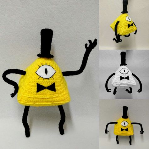 Bill Cipher, Crochet Hats, Snoopy, Handmade Items, Hats, Crochet