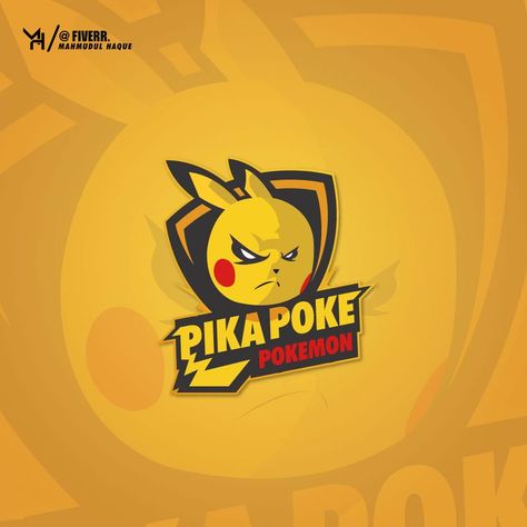 Pikachu Logo, Pokemon Logo, Cony Brown, Master Art, New Wallpaper Iphone, Store Logo, Logo Pin, Gaming Logo, Logo Name