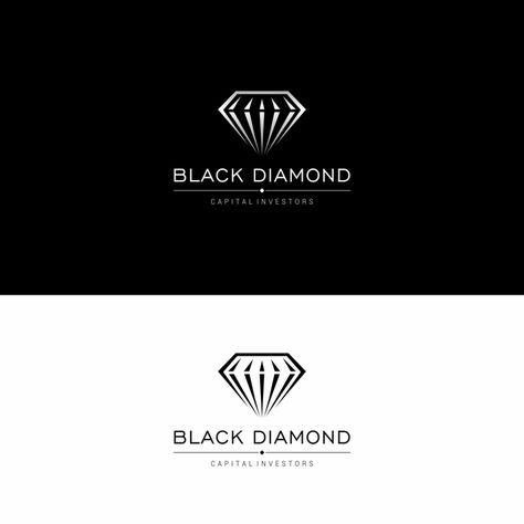 Design a sleek logo for Black Diamond, a company founded by Harvard students by ashwrohijal Black Diamond Logo, Diamond Logo Design, Gem Logo, Dark Neutrals, Sleek Logo, Wedding Album Templates, Management Logo, Harvard Students, Jewelry Logo Design