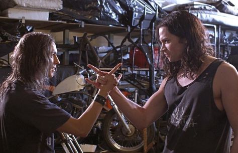 James Blake and Milo Cawthorne in Deathgasm (2015) Metal Meme, James Blake, Heavy Metal Fashion, Adam Sandler, Netflix Streaming, Scary Movies, Movies Showing, Hard Rock