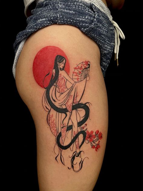 Small Japanese Tattoo, Tattoos Colorful, Japanese Tattoo Women, Japanese Back Tattoo, Geisha Tattoo Design, Tattoo Ideas Female Meaningful, Tattoo Japanese Style, Geisha Tattoo, Theme Tattoo