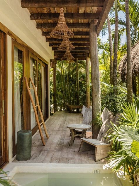 Tulum Hotels, Jungle Gardens, Tulum Beach, Mexico Hotels, Small Luxury Hotels, Guest Bathrooms, Luxury Resorts, House Restaurant, Two Worlds