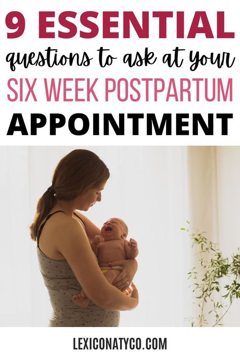 This post breaks down exactly what to ask at your postpartum appointment and what to expect at your six week postpartum appointment. Make sure you read question #2 because postpartum mental… 4 Weeks Postpartum, 6 Weeks Postpartum, Postpartum Symptoms, Postpartum Mental, Newborn Necessities, Mom Care Package, Postpartum Tips, Postpartum Diet, Postpartum Care Kit