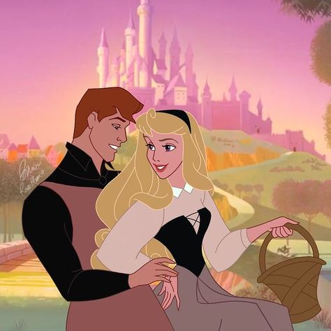 Jay Blue (@briarrosebloom) • Instagram photos and videos Animated Disney Characters, Sleeping Beauty Art, Jay Blue, Disney Romance, Sleeping Beauty 1959, Disney Princess Artwork, Disney Princess Drawings, Disney Artwork, Disney Sleeping Beauty