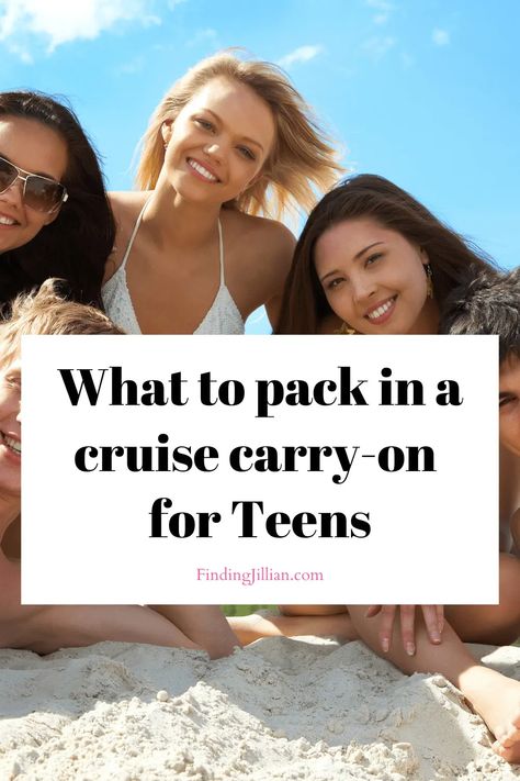 What to Pack: Top Items for Teens to Carry-on a Cruise Teen Cruise Outfits, Cruise Outfits For Teens, Cruise Teen Club, What To Bring On A Cruise, Carribean Cruise Packing List, What To Pack For A Cruise, Mexico Cruise Outfits, Cruise Essentials Packing Lists, Hawaii Cruise