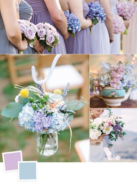 Wedding Colors Lilac, Wedding Colors Lavender, Wedding Colors 2024, Wedding Elegant Classy, Lavender Wedding Theme, Evergreen Wedding, Wedding Color Combos, Purple Wedding Theme, Wedding Color Trends