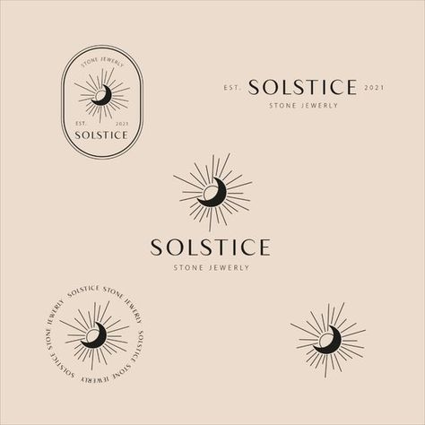 Celestial Branding Package Logo Design, Mystical Logo, Moon and Sun Logo Design, Solar logo|#tattoo #handtattoo #tattoos #tattooartist 1745 Sun Logo Design, Mystical Logo, Yoga Branding Design, Solar Logo, Mystic Logo, Spiritual Logo, Jewelry Logo Design, Logo Minimalista, Moon Logo