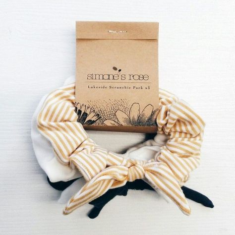 Scrunchie Packaging Ideas, Scrunchies Packaging Ideas, Scrunchie Packaging, Diy Hair Scrunchies, Girls Dollhouse, Scrunchies Diy, Small Business Packaging Ideas, Summer Cottage, Packaging Ideas