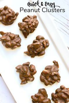 Chocolate Covered Peanuts Recipe, Easy Peanut Clusters, Chocolate Covered Peanut Clusters, Peanut Clusters Recipe, Keto Tiramisu, Chocolate Covered Banana Bites, Chocolate Avocado Brownies, Clusters Recipe, Cow Pies