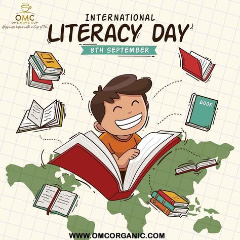 #omcorganic #One_More_Cup #literacyday2022 #internationalliteracyday International Literacy Day reminds us that it is extremely important to literate each and every person to bring the desired change!! #regulartea #herbaltea #hibiscustea #dandelion #chamomile #butterfly #slimmingtea #masalakahwatea #afternoontea #nighttea #herbaltea #buynow www.omcorganic.com #Amazon - https://www.amazon.in/s?me=A4PJ2B4SA8RI6