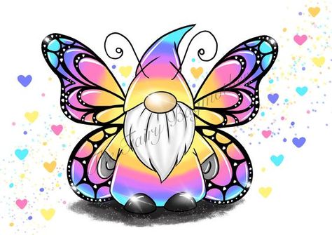 Ant Clipart, Gnome Drawings, Gnome Tattoo, Avocado Clipart, Butterfly Gnome, Mouth Clipart, Goat Clipart, Gnome Coloring Pages, Gnomes Spring