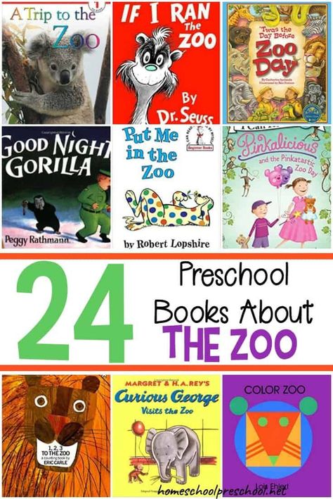 If you can’t head to the zoo, you can read about it! Grab one or more of these fun preschool zoo books, and snuggle up with your favorite little monkey. #homeschoolprek #picturebooks #preschoolzoobooks Zoo For Kids, Zoo Activities Preschool, Zoo Animals Preschool, Preschool Zoo Theme, Zoo Preschool, Jungle Crafts, Zoo Crafts, Zoo Book, Truffula Trees