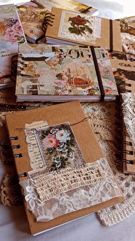 2023 Journal, Handmade Journals Diy, Fabric Book Covers, Scrapbook Book, Glue Book, Mixed Media Journal, Bullet Journal Art, Photo Album Scrapbooking, Vintage Junk Journal