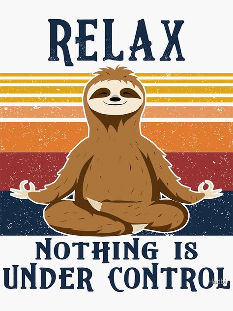 "Sloth Yoga" Sticker for Sale by Hodbi | Redbubble Meditation Yoga Poses, Yoga Stickers, Funny Yoga, Sloth Lovers, Workout Yoga, Meditation Yoga, How To Do Yoga, Peace Love, Love And Light