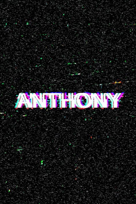 Anthony name typography glitch effect | free image by rawpixel.com / Pam Anthony Name Wallpaper, Anthony Name, Joshua Name, Name Typography, Deadpool Wallpaper, Glitch Effect, Best Gaming Wallpapers, Free Illustration Images, 3d Abstract