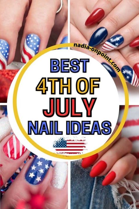 4th of July Nail Designs: Fireworks on Your Fingers Unique Nail Ideas Creative, Nail Ideas Classy, Nail Ideas Aesthetic, Disney Princess Inspired Dresses, Nail Ideas Almond, 4th Of July Nail Designs, Glitter Nail Ideas, July Nail Designs, Unique Nail Ideas