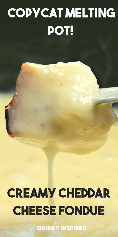 These easy cheese fondue recipes are just like the ones at Melting Pot. Ok, I might think they are better cheese fondue recipes and they are crazy simple! Family Fondue Recipes, Melting Pot Broth Recipe, Crockpot Cheese Fondue, Melting Pot Fiesta Cheese Fondue, Valentines Fondue, Melting Pot Fondue Recipes, Cheddar Cheese Fondue Recipe, Beer Cheese Fondue Recipe, Homemade Fondue