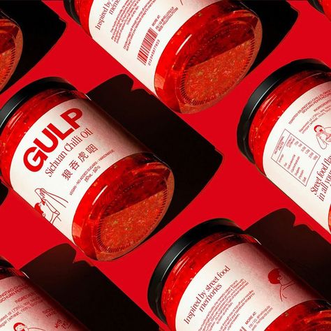 Oil Branding, Hot Sauce Packaging, Logo Design Graphics, Food Logo Design Inspiration, Chilli Oil, Fragrance Packaging, Food Logo Design, Food Street, Logo Design Process