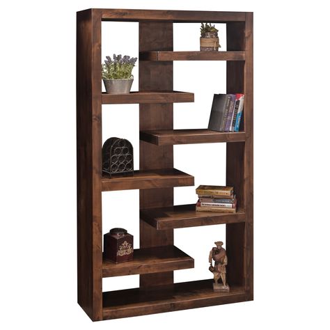 Legends Furniture Sausalito Decorative Bookcase - Whiskey Fireplace Console, Office Bookshelves, Bookcase Decor, Open Bookcase, Coffee Tables For Sale, Shelf Design, Book Shelf, Home Office Furniture, Open Shelving