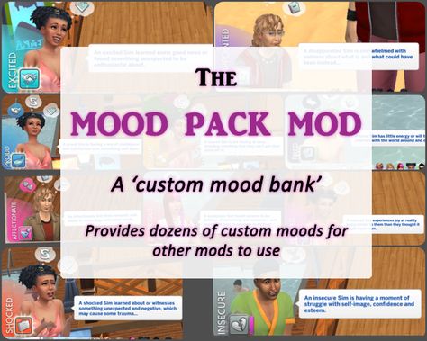 [Mod] Lumpinou's Mood Pack Mod | Patreon Sims 4 Cc Interactions Patreon, Sims 4 Cc Social Interactions, Sims 4 Collum Mod, Lumpinou's Sims 4 Mods Patreon, Sims 4 Emotions Mod, Sims 4 Lot Mods, Lumpinou's Sims 4 Mods, Sims 4 Lumpinou Mods, Sims 4 Mood Mod