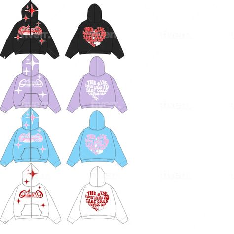 Clothing Design Sketches Streetwear, Hoodie Design Ideas Aesthetic, Clothing Brand Design Ideas, Clothing Graphics, Clothing Branding Design, Graphic Design Clothing, Sewing Logo Design, Fashion Study, Hoodie Design Ideas