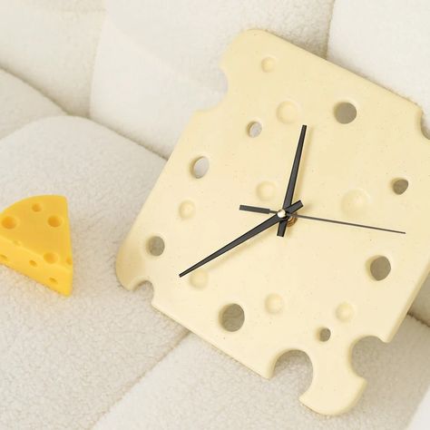 Say goodbye to boring walls and hello to this cute ceramic clock! 🕰️✨ #shopdekorwright#CheeseShape#CeramicClock#WallArtDecor#CreativeDesigns#HomeDecor#CheeseInspired#UniqueClocks#ArtisticCeramics#ClockAddict#DecorInspo#dekorwright