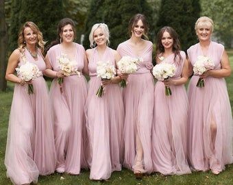 Pale Pink Maxi Dress, Vestido Convertible, Infinity Dress Bridesmaid, Blush Pink Bridesmaids, Blush Pink Bridesmaid Dresses, Pink Velvet Dress, Bridesmaid Dresses Under 100, Sweetheart Bridesmaids Dresses, Maternity Bridesmaid Dresses