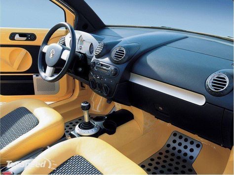 Beetle 'Dune' concept interior. Beetle Interior Ideas, Beetle Interior, Baja Bug, Beach Cars, New Beetle, Dune Buggy, Vw Bug, Vw Beetles, Interior Ideas