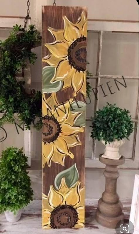 Large Porch, Welcome Porch Sign, Wood Pallet Art, Wooden Welcome Signs, Rustic Wooden Sign, Simple Joys, Pallet Crafts, Pallet Painting, Sunflower Art