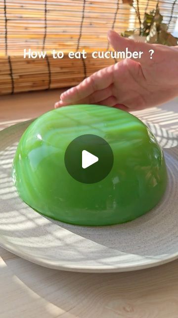 1.9M views · 92K likes | KittenGabby_Cook on Instagram: "3-ingredient Chinese cucumber jelly noodles   To make *peel two cucumbers; blend the peel with 1 cup of water; *mix 1 cup of pea starch with 1 cup of cucumber water; *bring to 4-5 cups of water to a half boil (small bubbles appear in the bottom); *mix the pea starch mixture into the half boiled water, and heat until boiled; *let cool 2-4 hours in room temperature until set. *garlic water mixture: minced garlic 2 cloves; salt 1-2 tsp; sesame oil 1 tsp; vinegar 2 tbsp; sugar1/2 tsp; water 1 cup#easyrecipes #homecooking #cucumber #noodles #chinesefood #yummyfood" Cucumber Jelly, Jelly Noodles, Chinese Cucumber, Garlic Water, Cucumber Noodles, Boiled Water, Cucumber Water, Cup Of Water, 3 Ingredient