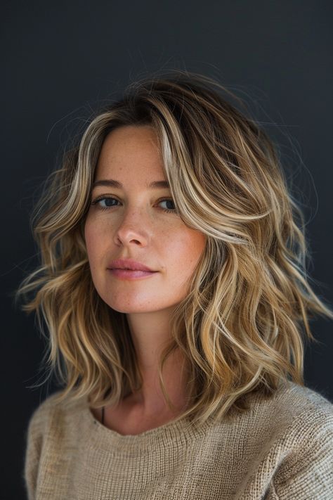 Shag Haircuts For Fine Hair, Textured Lob, Haircuts For Medium Length Hair, Beauty Hair Color, Timeless Looks, Haircuts For Women Over 50, Beachy Hair, Shag Haircuts, Gorgeous Hairstyles