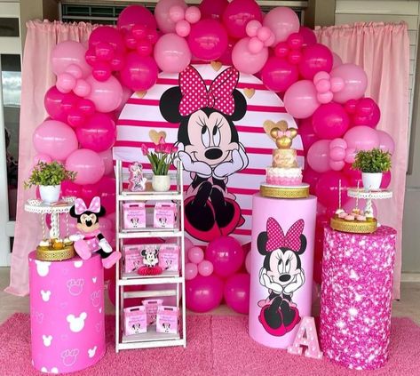 Minnie Mouse Birthday Theme, Minnie Mouse Decorations, Minnie Mouse Theme Party, Minnie Mouse Birthday Party Decorations, Mickey Mouse Themed Birthday Party, Birthday Theme Decoration, Minnie Mouse Birthday Decorations, Minnie Mouse Baby Shower, Minnie Birthday Party