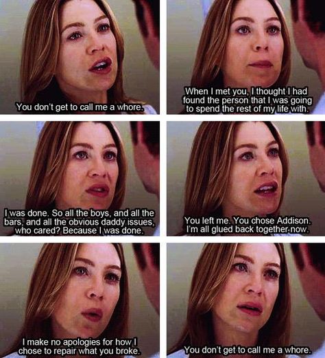 "I make no apologies for how I chose to repair what you broke" Greys Anatomy Quotes, Meredith Grey Quotes, I Make No Apologies, Christina Yang, Greys Anatomy Facts, Greys Anatomy Episodes, Medical Quotes, No Apologies, Grey Quotes