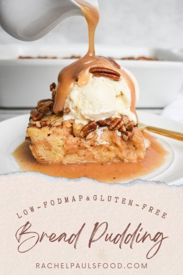 Low FODMAP Blog Leaky Gut Diet Recipes, Low Fodmap Bread, Whiskey Bread, Whiskey Bread Pudding, Fodmap Bread, Fodmap Sweets, Gut Diet, Bread Pudding Easy, Pumpkin Bread Pudding