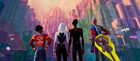 Miles Morales Spiderman, Across The Spider Verse, Still Picture, Spider Art, Sea Wallpaper, Verses Wallpaper, Spider Gwen, Marvel Films, Spider Woman