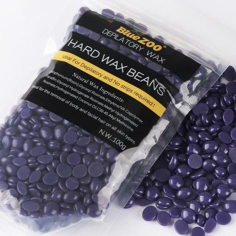 BlueZoo - Painless Hair Removal Wax Wax Beans Hair Removal, Pearl Wax, Full Body Wax, Hair Removal Wax, Hard Wax Beans, Wax Beans, Best Hair Removal Products, Wax Bean, Painless Hair Removal