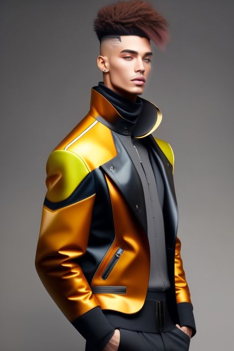 Black Futuristic Fashion Men, Cyberpunk Fashion Futuristic Clothing, Futuristic Fashion Men, Cyberpunk Fashion Futuristic, Cyberpunk Fashion Male, Futuristic Clothing Men, Starfield Aesthetic, Futuristic Fashion Male, Scifi Fashion