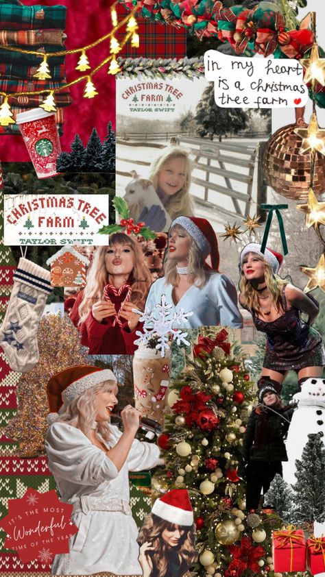 In My Heart Is A Christmas Tree Farm, Taylor Swift Xmas Wallpaper, Christmas Tree Farm Wallpaper Taylor Swift, Christmas Tree Farm Wallpaper, Christmas Tree Farm Taylor Swift, Taylor Swift Christmas Wallpaper, Taylor Swift Christmas Tree Farm, Swiftie Christmas, Cottage Core Wallpaper