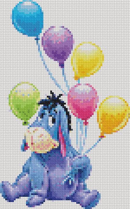 This listing is a PDF file of the pattern EEYORE, not the finished product. It is simple and suitable for beginners. This PDF counted cross stitch pattern available for instant download. This PDF pattern include: * Cross stitch pattern (in colors and symbols) * Image of EEYORE * DMC Eeyore Cross Stitch Pattern, Diamond Art Patterns Free, Eeyore Cross Stitch, Pooh Cross Stitch, Disney Cross Stitch Patterns, Baby Cross Stitch Patterns, Animal Blanket, Hama Beads Patterns, Disney Cross Stitch