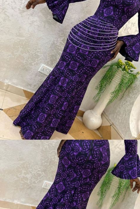 Eid Ankara Styles Hausa, Hausa Fashion, Arewa Ankara Gown Styles, Kampala Styles For Ladies, Simple Ankara Gown Styles, Hausa Ankara Gown Styles, African Prom Dresses Ankara, Ankara Dress Designs, Ankara Styles For Women