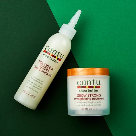 Cantu Products, Butter Tea, Baby Tea, Healthy Hair Routine, Scalp Oil, Bed Time, Hair Routine, Hair Scalp, Grow Strong