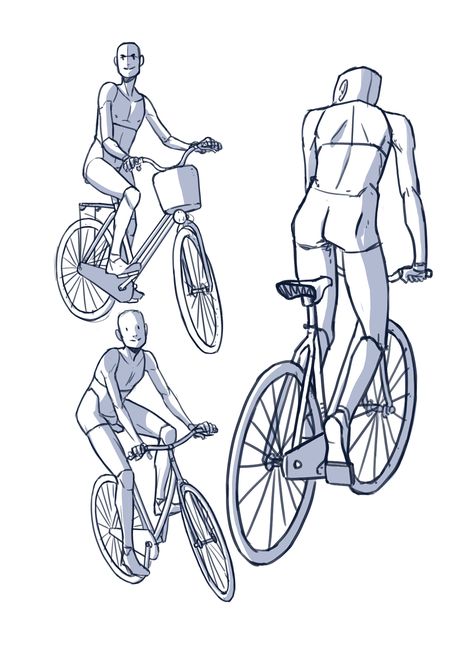 Dynamic Reference, Figures In Motion, Human Sketch, Bike Drawing, Spiderman Art Sketch, Body Base Drawing, Different Poses, Art Students, Anatomy Poses