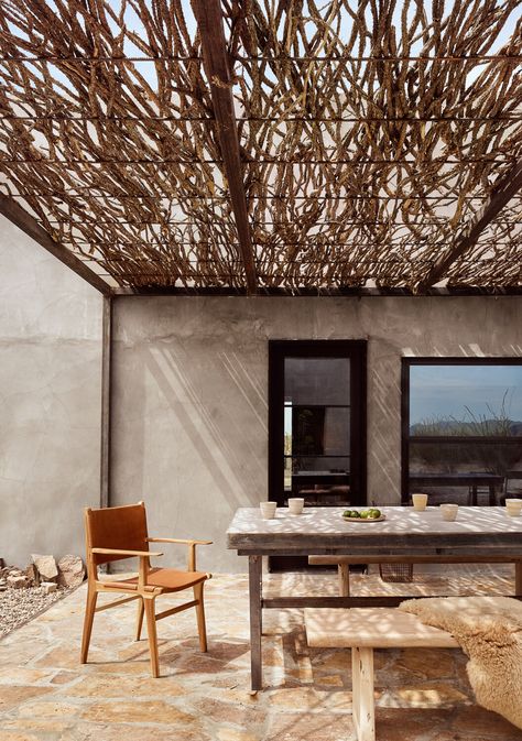 Willow House Terlingua, Desert Retreat, Lodge Ideas, Plans For The Future, Moroccan Lounge, Willow House, Concrete Houses, Desert Design, Fully Booked