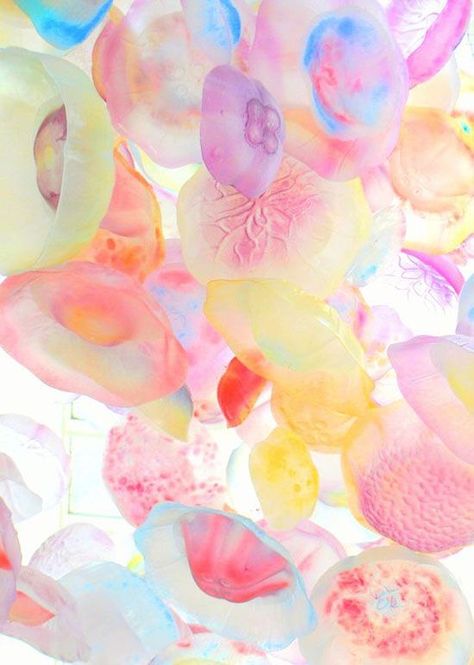 IN AWE | Art inspiration, Jellyfish, Abstract Jellyfish Pastel, Jellyfish Abstract, Jellyfish Aesthetic, Jellyfish Illustration, Art Exhibit, School Project, Pastel Art, Color Wheel, School Projects