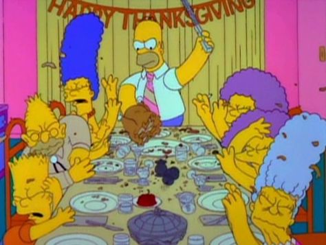 Happy Thanksgiving, everyone! The Simpsons Thanksgiving, Simpsons Thanksgiving, Quotes About Real Friends, The Simpsons Show, Firefighter Photography, Simpson Tv, Simpsons Funny, Creation Station, Matt Groening